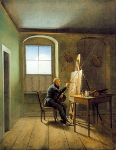 Georg Friedrich Kersting. Friedrich's Studio