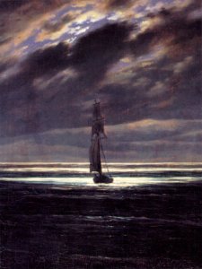 Seascape in the Moonlight (ca. 1835)