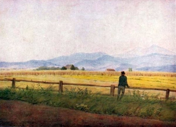 Landscape with a male figure