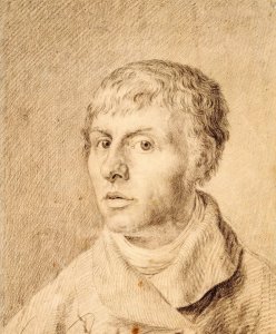 Self-portrait as a young man